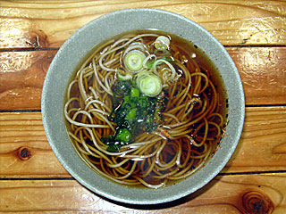 野沢菜わさび昆布そば