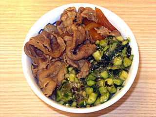 山形だし牛めし