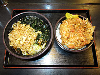 ミニかき揚げ丼セット