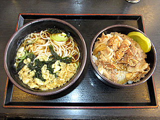 ミニ豚丼セット