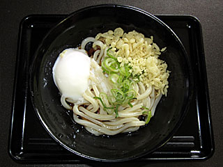 冷やし温玉ぶっかけうどん