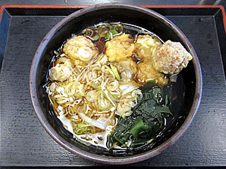 肉だんご天そば