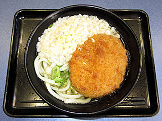コロッケうどん