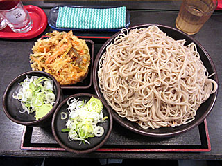 かき揚げ特もりそば