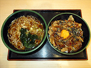 満腹豚バラ丼セット