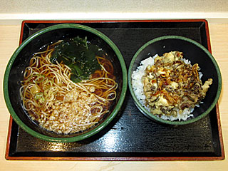 きのこ天丼セット