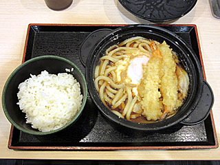 鍋焼きうどん御膳