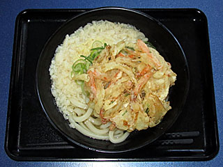 野菜かき揚げうどん
