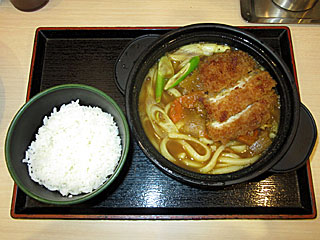 カツカレーうどん御膳