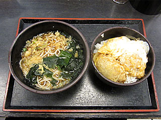 豚天とじ丼セット