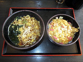 ミニ玉子丼セット