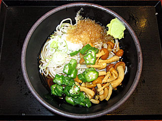 冷なめこおろしそば