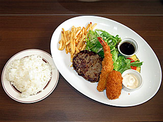 WAGYU�n���o�[�O����C�V�t���C�ƃJ�j�N���[���R���b�P�v���[�g