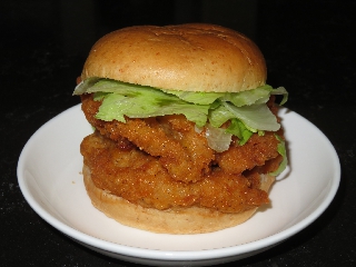 ダブルチキンフィレバーガー