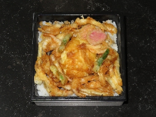 白えび天重