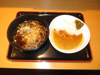 朝カレー定食