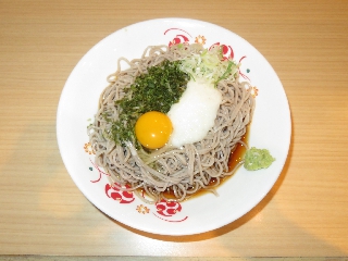国産海苔の冷しとろろそば
