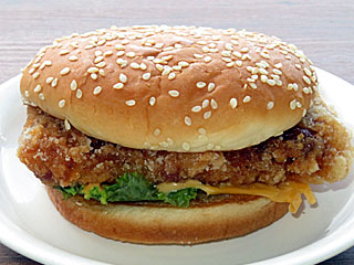 スパイシーチキンバーガー