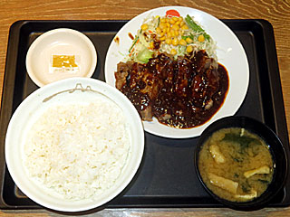 シビ辛麻辣トンテキ定食