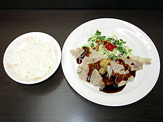 豚ロースのしゃぶしゃぶ風