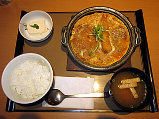 ミックスとじ定食