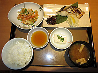 さわらの塩焼定食