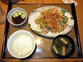 ゴーヤーちゃんぷるー定食