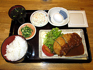 カツカレー定食