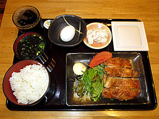 チキンオーブン焼定食