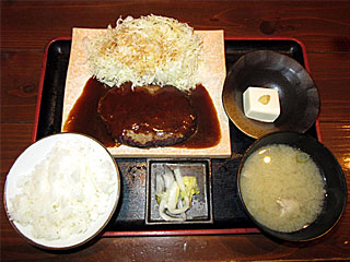 ハンバーグ定食