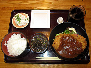 カツカレー定食