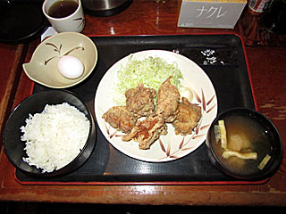 鶏唐揚げ定食