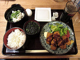 カキフライ定食