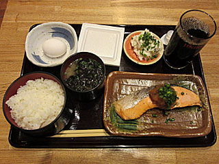 焼鮭おろしポン酢定食