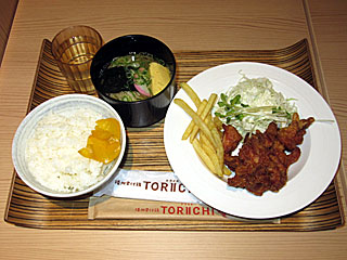 とりいち唐揚げごはん&ミニ龍野そーめんセット