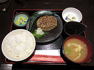 和風ハンバーグ定食