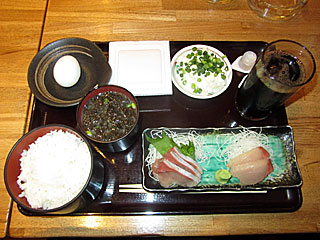 ハマチ刺身定食