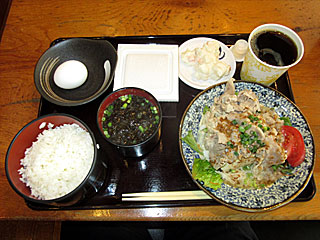 牛しゃぶ豆腐定食