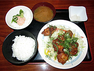 油淋鶏定食