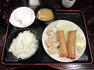 春巻海鮮シュウマイ定食