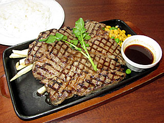 アンガス牛ロースステーキ