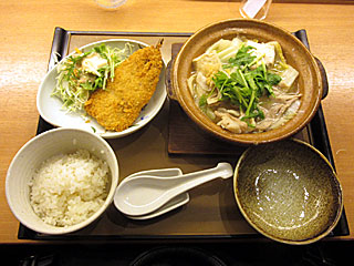 しょうが鍋定食