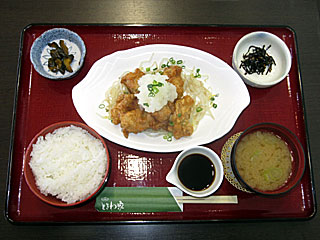 鶏唐揚みぞれ和えセット