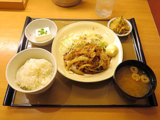 しょうが焼定食