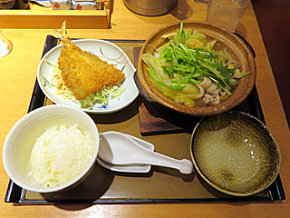 しょうが鍋定食