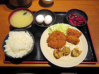 フライ盛合せ定食