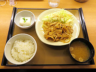 しょうが焼定食