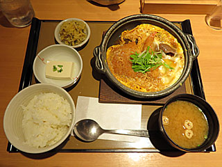 ミックスとじ定食