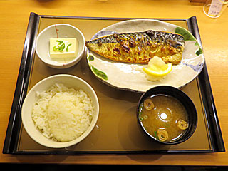 サバの塩焼定食