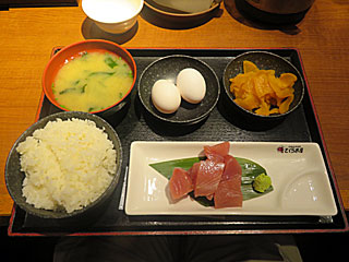 まぐろぶつ定食